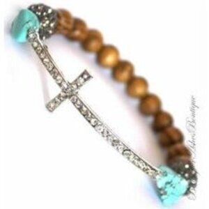 Divine Destiny Cross Bracelet w/Scroll